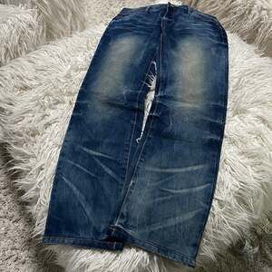 Vintage Japanese Brand Faded Wash Low-rise Denim Jeans Blue size 32